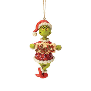 JIM SHORE DR. SUESS Grinch Naughty or Nice Ornament