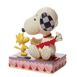 Peanuts by Jim Shore Snoopy with Hearts Garland