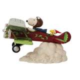 JIM SHORE PEANUTS Snoopy Flying Ace Plane