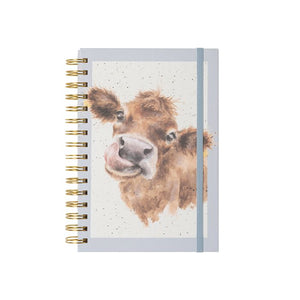 WRENDALE  SPIRAL BOUND JOURNAL - COW