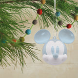 Hallmark Disney 100 Years of Wonder Mickey Mouse Iridescent Blue Hallmark Ornament