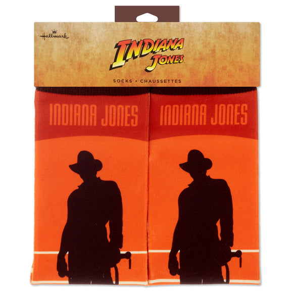 Hallmark Indiana Jones™ Indy Silhouette Novelty Crew Socks