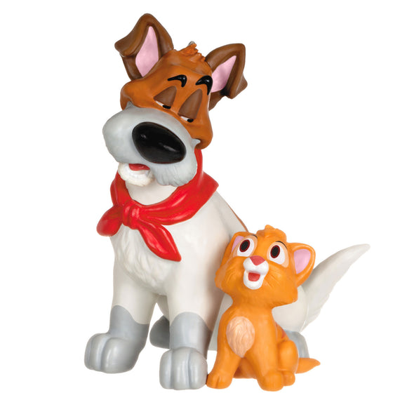 Hallmark Disney Oliver and Company 35th Anniversary Oliver and Dodger Ornament