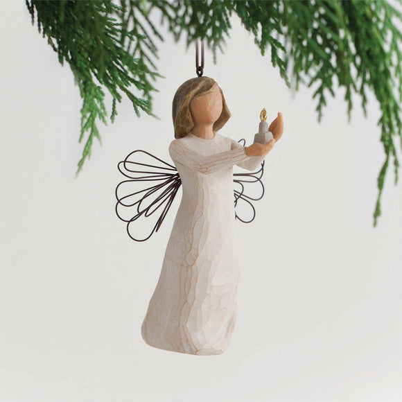 WILLOW TREE ANGEL OF HOPE HANGING ORNAMENT