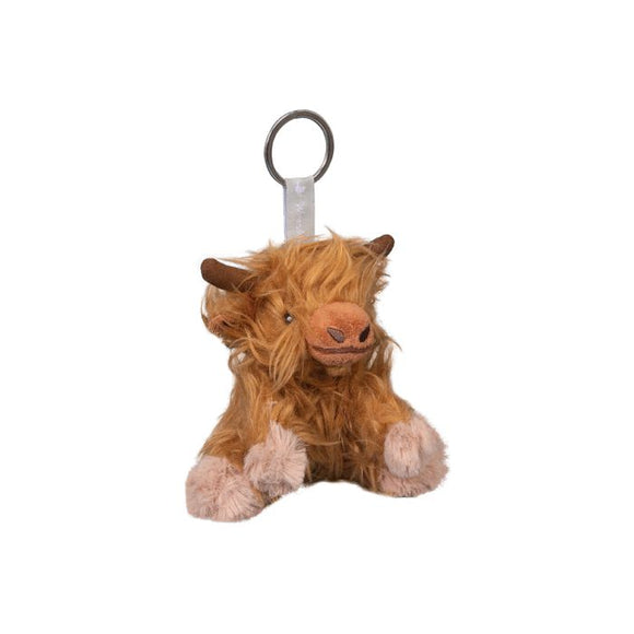 Wrendale  HIGHLAND COW (Gordon) Plush Key Ring