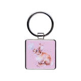 * BUTTERFLY* RABBIT KEYCHAIN