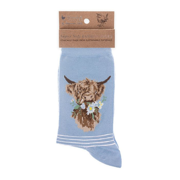 HIGHLAND COW (DAISY COO) SOCKS