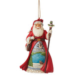 Jim Shore  Canadian Santa Ornament