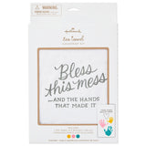 Hallmark Bless This Mess Tea Towel Handprint Kit