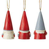 Jim Shore Nordic Mini Gnomes 3 Pc Ornament Set