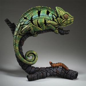 Chameleon Figure Edge Sculpture