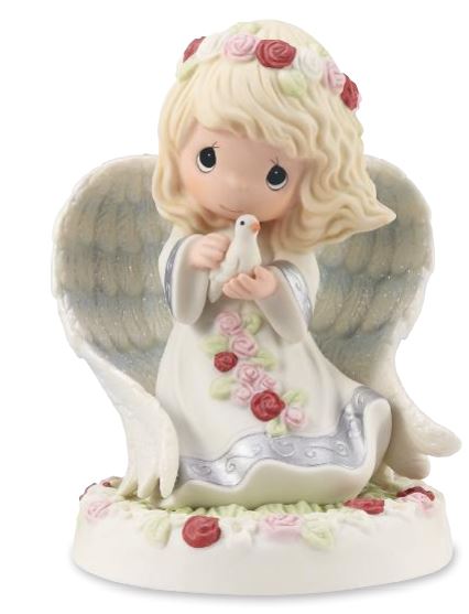 PRECIOUS MOMENTS On Angels’ Wings Figurine