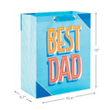 Hallmark 13" Best Dad Large Gift Bag