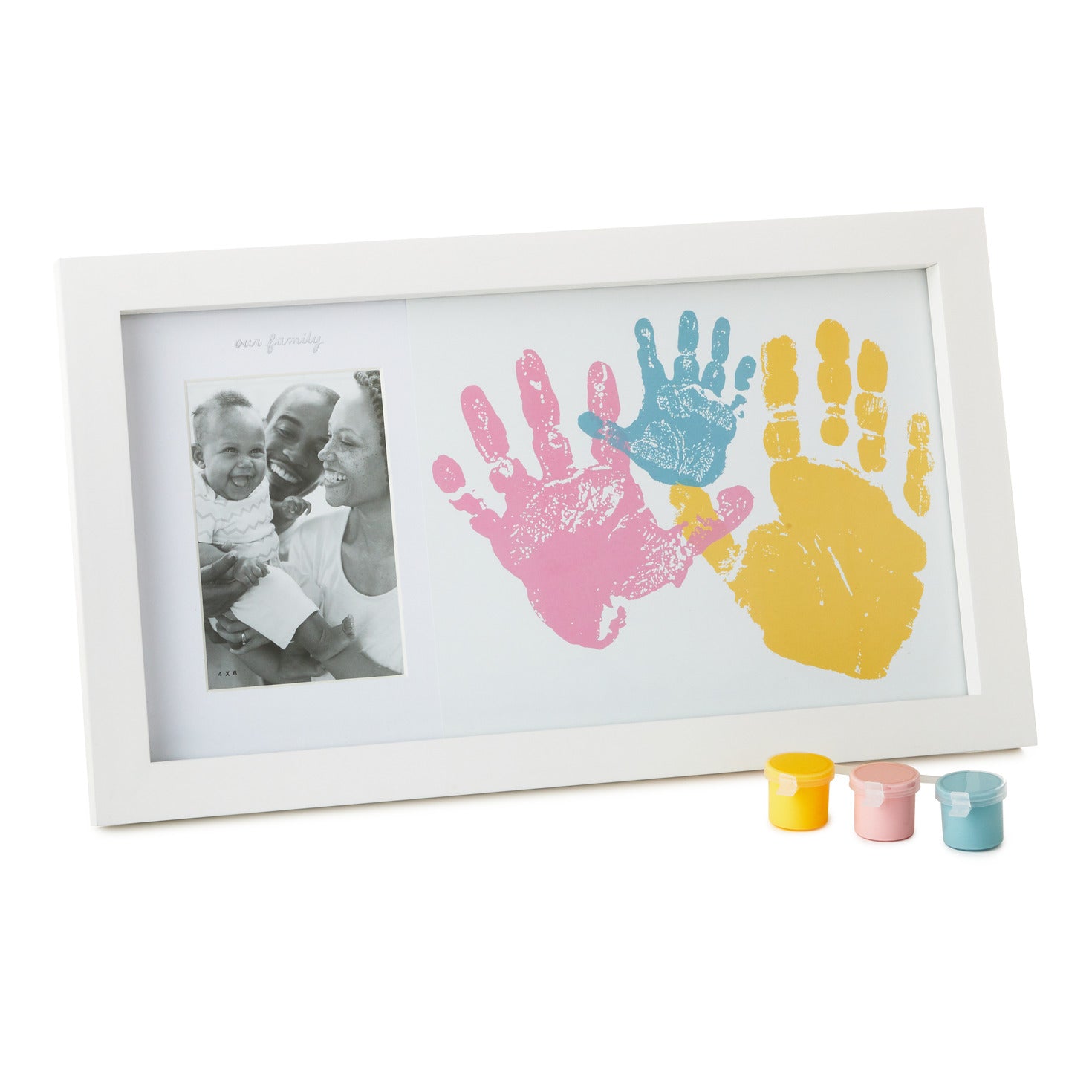 Hallmark Our Family Handprint Picture Frame Kit, 4x6 – Morcksfield Hallmark