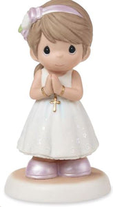 PRECIOUS MOMENTS  Blessings On Your First Communion Girl Figurine