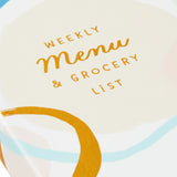 Hallmark Weekly Menu and Grocery List Memo Pad Set in Folio