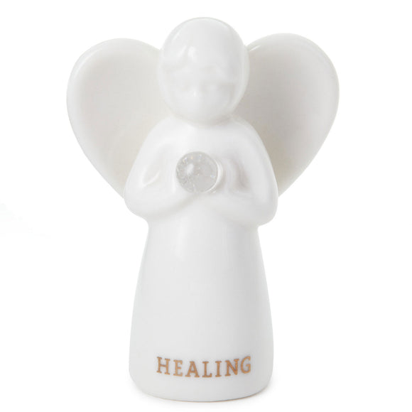 Hallmark Quartz Angel of Healing Mini Angel Figurine, 2