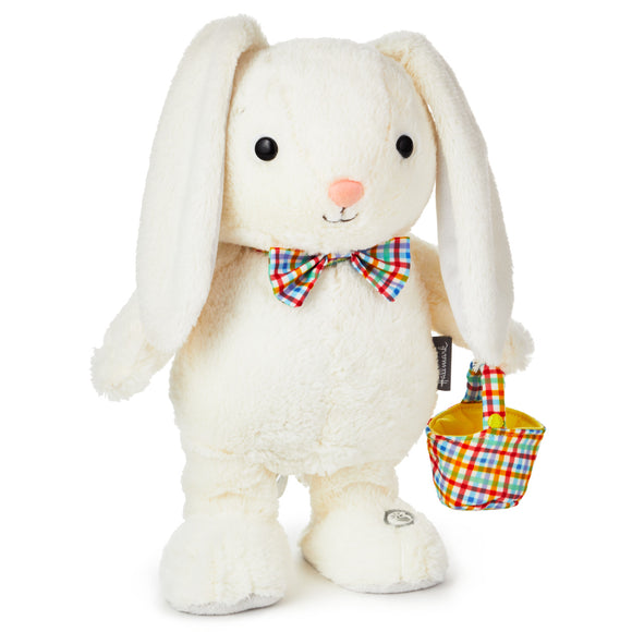 Hallmark Hoppy Easter Bunny Singing Stuffed Animal With Motion, 11.5