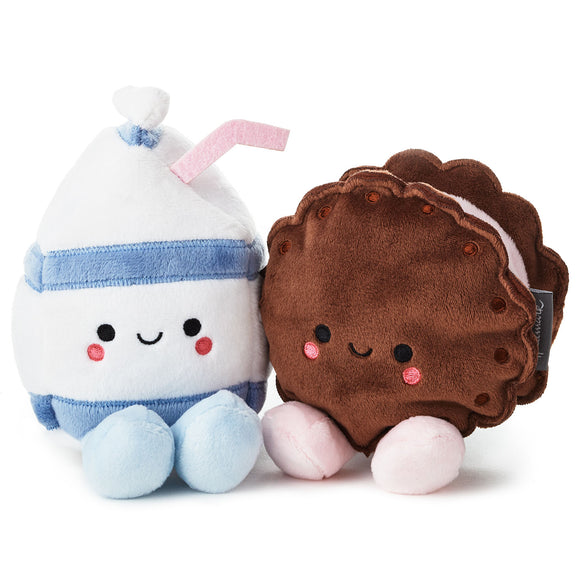 Hallmark Better Together Milk and Cookie Magnetic Plush, 6