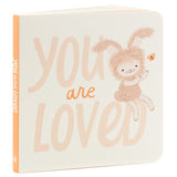 Hallmark MopTops Angora Bunny Stuffed Animal With You Are Loved Board Book