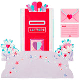 Hallmark Valentine's Day Mailbox Pop-Up Honeycomb Centerpiece With Cards