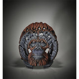 Orangutan Bust Edge Sculpture