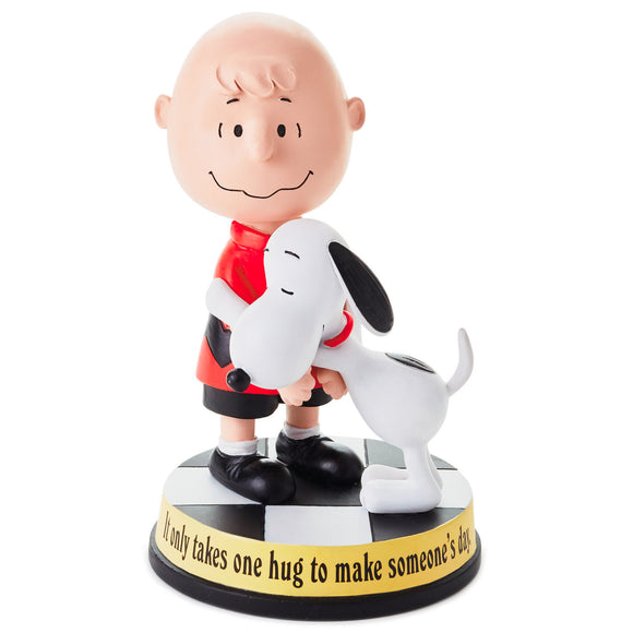 Hallmark Peanuts® Charlie Brown and Snoopy One Hug Figurine, 5.5