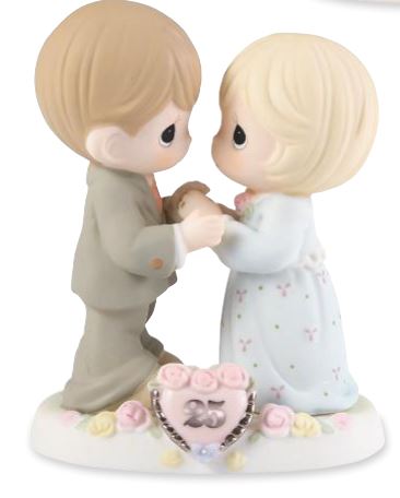 Our Love Still Sparkles In Your Eyes 25th Anniversary Figurine
