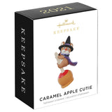 Hallmark Mini Caramel Apple Cutie Mouse Halloween Ornament, 1.5"