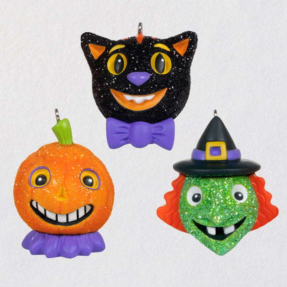 Hallmark Mini Vintage Halloween Cuties Ornaments, Set of 3