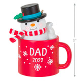 Hallmark Dad Hot Cocoa Mug 2022 Ornament
