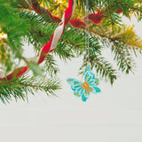 Hallmark Mini Bitty Blue Butterfly Ornament, 1.2"