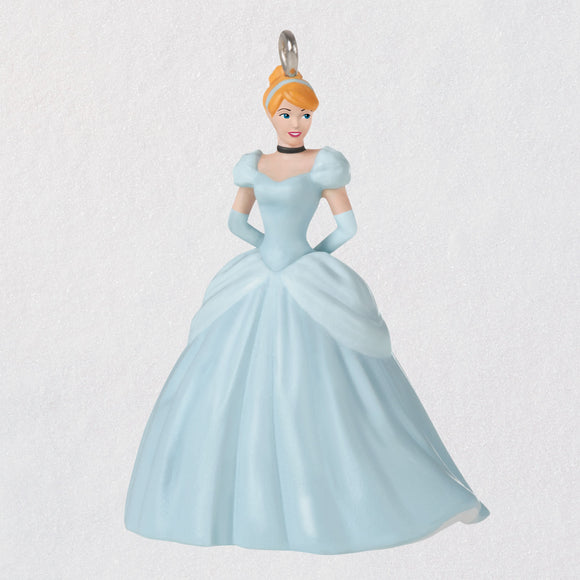 Hallmark Mini Disney Cinderella A Beauty in Blue Ornament, 1.25