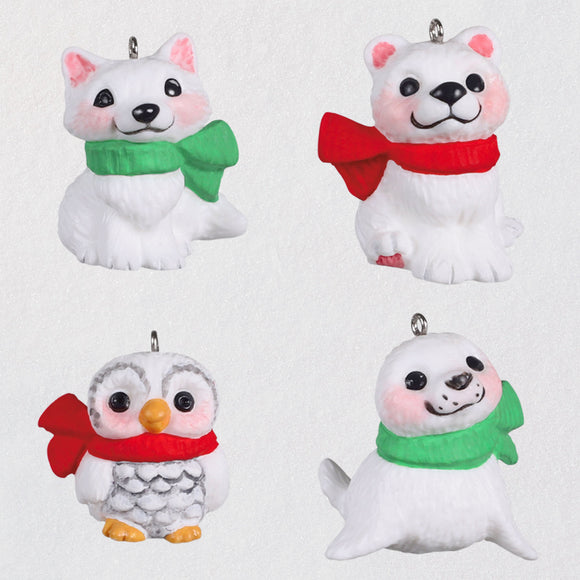 Hallmark Mini Snow Buddies Ornaments, Set of 4