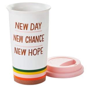 Hallmark New Day, New Chance, New Hope Travel Mug, 10 oz.