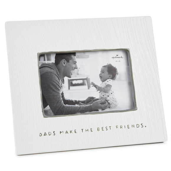 Hallmark Dads Make the Best Friends Ceramic Picture Frame, 4x6