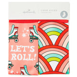 Hallmark Let's Roll Roller Skates Toe of a Kind Novelty Crew Socks