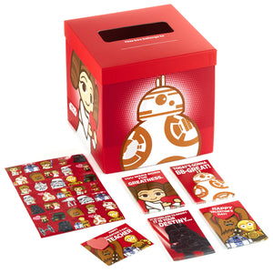 Hallmark Star Wars™ Kids Classroom Valentines Set With Cards, Stickers and Mailbox