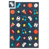 Hallmark Games and Sports Kids Classroom Valentines Set With Cards, Stickers and Mailbox