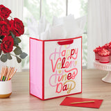 Hallmark 13" Happy Valentine's Day Script Gift Bag