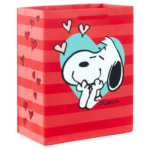 Hallmark 9.6" Peanuts® Snoopy Love Valentine's Day Gift Bag