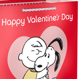 Hallmark 13" Peanuts® Charlie Brown & Snoopy Valentine's Day Gift Bag