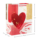 Hallmark 13" Painted Heart Gift Bag
