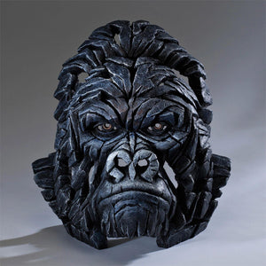 Gorilla Bust Edge Sculpture