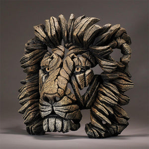 Lion Bust Edge Sculpture