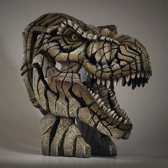 T-Rex Bust Edge Sculpture